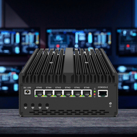Partaker Firewall Mini PC Generasi ke-14 Ultra 7 155H 6x2.5G 2/4 SFP Firewall Router OPNsense Proxmox WIFI 4G/5G