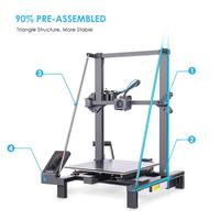 Longlk5 PRO 3d принтер для фигуры человека 300X300X400 мм Большой 3D принтер 90% предварительно собранный