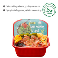 Wholesale Chinese Snacks Emergency Food Instant Rice Hot and Sour Rice Noodles Spicy Hot Pot Self Heating Hot Pot Halal