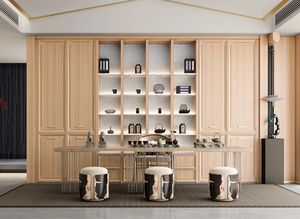 <span class=keywords><strong>2025</strong></span> Китай, новый изготовленный на заказ китайский стиль, шкафы из массива дерева для чайных сервизов, мебель для дома - Product Image 4