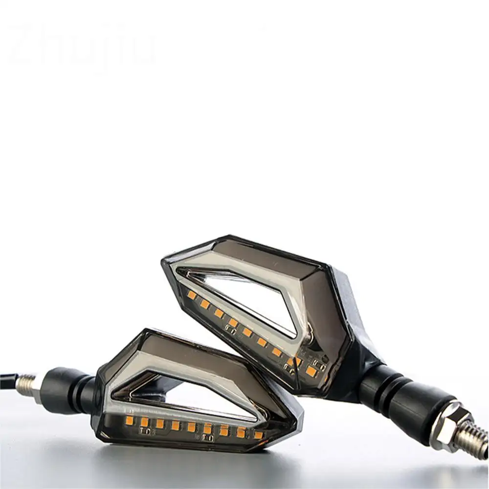 Motorcycle Turn Signal Light 12V Motorcycle Dual Color Turn Signal LED High Quality Lamp Running Light