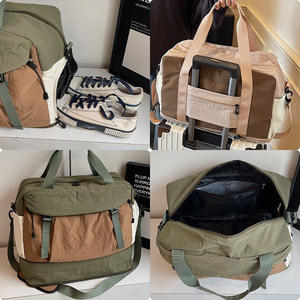 Sac de voyage unisexe grande capacité, couleur kaki, poignée souple, type sac à main, léger, imperméable, pour les loisirs et les voyages, printemps 2025 - Product Image 2
