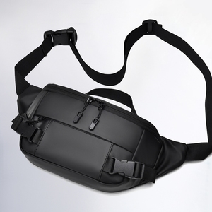 Usine de <span class=keywords><strong>luxe</strong></span> hommes PU poitrine sacs mode antivol étanche Fanny Pack fronde épaule Messenger taille sacs pour Sport voyage - Product Image 5