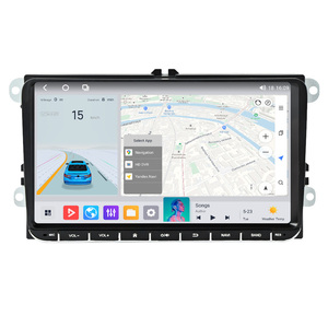 カービデオ8 + 128GB 2.5DスクリーンAndroid 14 8コアVw/フォルクスワーゲン/ゴルフ/ポロ/ティグアン/パッサット/b7/b6/シート/leon/skoda/octavia MEKEDE 9" - Product Image 1