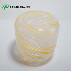 Nuevo Diseño de Pantalla de Vidrio Marrón con Cúpula, LED, Regulable, para Lámparas de Techo, Colgantes y de Mesa, Tamaño Mediano - Product Image 1