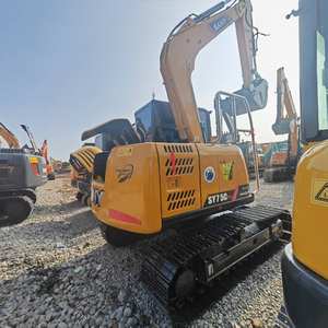 Excavatrice Sany SY 75C Pro d'occasion machine de construction hydraulique grande performance 8 tonnes poids de fonctionnement Komatsu Mini Chine - Product Image 1