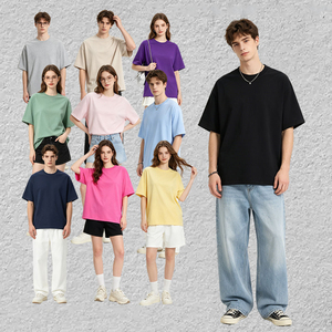 <span class=keywords><strong>T</strong></span>-<span class=keywords><strong>shirt</strong></span> Luxe Unisexe 100 % Coton Lourd Haute Qualité Imprimé Personnalisé Logo Coupe Boxy <span class=keywords><strong>T</strong></span>-<span class=keywords><strong>shirt</strong></span> Vierge Ample <span class=keywords><strong>Homme</strong></span> - Product Image 1