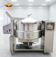 Marmite de cuisson inclinable, cuve mélangeuse commerciale en acier inoxydable 304 pour la cuisson à la wok, la préparation de sauces et la transformation alimentaire