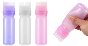 Peines de calidad profesional para el cuidado del <span class=keywords><strong>cuero</strong></span> <span class=keywords><strong>cabelludo</strong></span>, botellas aplicadoras de tinte para raíces y aceite capilar, herramientas esenciales de peluquería - Product Image 2