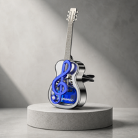 Diffuseur d’aromathérapie voiture en forme de guitare, clip de ventilation, parfum aux huiles essentielles, cadeau décoratif