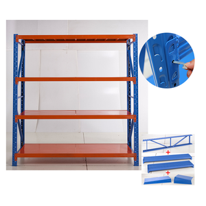 Heavy Duty Adjustable Powder Coated Steel Beam Racks with Long Span Warehouse <strong>Racking</strong> System Corrosion Protection <strong>for</strong> <strong>Storage</strong> - Product Image 6