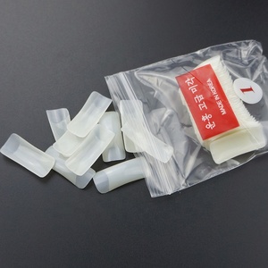 Nửa Bìa Móng Tay Giả Tự Nhiên Acrylic Gel UV Pháp Nail <span class=keywords><strong>False</strong></span> Mẹo 10 Kích Thước 500 Cái Acrylic Nail Mẹo - Product Image 2