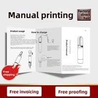 Brochure personnalisée en papier couché imprimée en quadrichromie CMYK, fabriquée en usine, incluant l'impression recto-verso des pages couleur