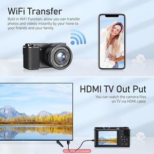 Nueva Cámara Digital de 64MP con Zoom Óptico 10X, Enfoque Automático, Grabación de Video 4K UHD para Vlogging y Viajes - Product Image 5