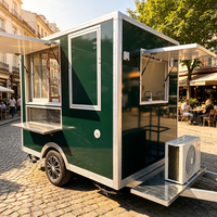 Remorque alimentaire multifonctionnelle certifiée DOT, en tôle galvanisée, bar à bière mobile, barbecue, restauration rapide, remorque alimentaire remorquable