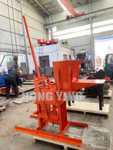 JZ-1 Manual Clay Interlocking Brick Making Machine Xiaoyi Hongying <strong>Blocks</strong> Making Machinery - Product Image 3