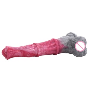 Dildo de nudo animal al por mayor, de tamaño real y grande, juguete sexual, pene artificial para masturbación femenina y lesbianas - Product Image 2