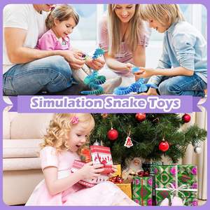 Jouet sensoriel en plastique doux au toucher, thème animal congelé, Tyrannosaurus Rex, serpent à dents, pour enfants, prise en main confortable, jouet de décompression - Product Image 6