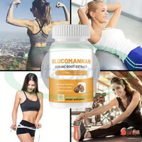 VitaSpring OEM Konjac amincissant le produit en capsule Suppléments de santé organiques Capsule de glucomannane de konjac halal