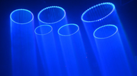 Bluemoon Led Faisceau De Levage Cinétique 45X30W Anneau Cinétique Ascenseur Rond Cercle Lumière DMX Pour Night Club Dj Live House