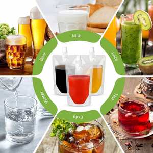Wholesale Suction Nozzle Bag Water Drink Plastic Drinking Bag Thickened Supermarket Drink Packing Plastic Shopping Bag - Product Image 5