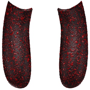 Replacement Side Rail <b>Controller</b> <b>Grip</b> Cover DIY Textured Red Non-Slip Improvement Back Panels Accessories for Xbox Series X S - Product Image 3