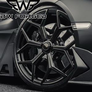 BW cerchi ruote forgiati monoblocco nero personalizzato profondo concavo 5x120 5x130 per McLaren per 911 718 992 per Lamborghini <span class=keywords><strong>Aventador</strong></span> - Product Image 2