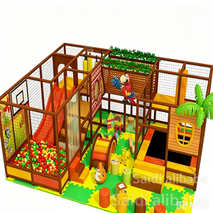 Modular Design Kids Indoor Playground Equipment for Children with Soft Interactive Floor Games and LED <b>Lights</b> - Product Image 1