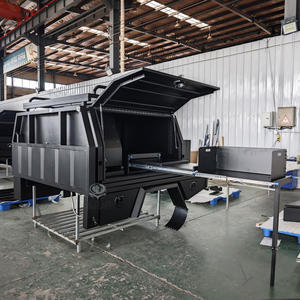 Auvent rigide rétractable en alliage d'aluminium personnalisé pour UTE à cabine simple/double - Camping - Toyota pour Mitsubishi Navara NP300 <span class=keywords><strong>F150</strong></span> - Product Image 5