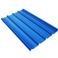 12 pieds tôle de toiture en acier ondulé DX51D Zinc prépeint GI galvanisé PPGI 0.4-0.5mm 24-28 jauge couleur coupe soudage