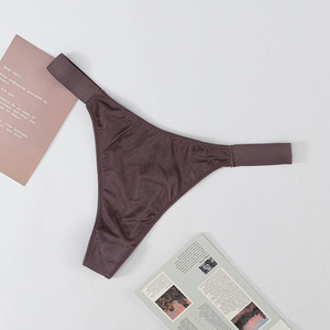 <span class=keywords><strong>Tanga</strong></span> de seda helada sin costuras para mujer, bragas sexys con diamantes de imitación, lencería, 0673 - Product Image 5