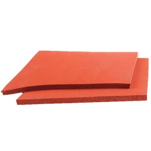 Silicone Foam Board Red Heat Insulation Sheet Fire Resistant Sealing Material General Purpose Type - Product Image 2
