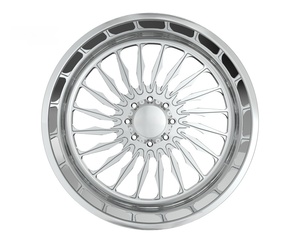 Rines Forjados KYKY 8x170 8x180 para Camionetas, 22X12 24X12 24X14 26X14 28X16, para Ford GMC Sierra 1500 2500 3500 - Product Image 4