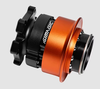 Adaptateur à dégagement rapide pour Simagic Alpha EVO, support QR-A USB Passthrough 50/70 mm en aluminium CNC pour roues tierces
