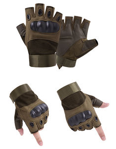 Luvas táticas protetoras ao ar livre, alta qualidade, venda quente, para área externa, luvas sem dedos - Product Image 1
