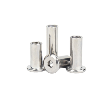 Thép không gỉ nam và nữ vít sexy Chicago S ổ cắm phẳng Đầu tay áo Thùng Nut đồ nội thất kết nối bu lông - Product Image 2