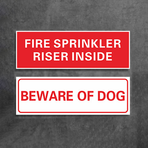 Señalización Acrílica Resistente al Agua Personalizada, Impresión por Inyección de Tinta, Señales de Advertencia de Seguridad, Avisos de Cortesía, Señales de Dirección, Incendios - Product Image 3