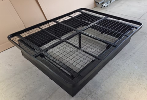 Роскошная современная кровать на платформе, базовые кровати <span class=keywords><strong>king</strong></span> queen twin, полный двойной размер, металлические кровати с рамкой, регулируемые кровати для хостела, отеля - Product Image 4