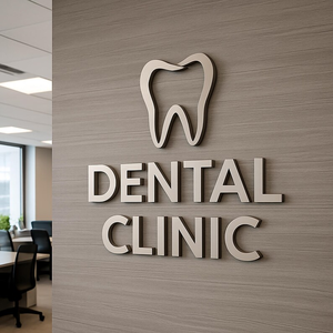 Chữ kim loại 3D thép không gỉ bền để xây dựng văn phòng đám cưới nhà khách sạn thanh dấu hiệu quảng cáo - Product Image 2