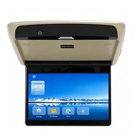 Lecteur multimédia arrière inclinable GTRONX avec écran TFT IPS de 11,6 pouces, Android 16, connexion USB, télécommande, fonction stéréo, téléviseur de voiture