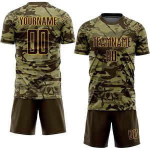 Conjunto de Camisetas de Fútbol Personalizadas con Nombre y Número, Sublimadas, Transpirables, Uniformes de Equipo Unisex para Hombre y Mujer, 100% Poliéster - Product Image 1