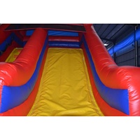 Toboggan gonflable extérieur à voie large Spider-Man Parc d'aventure en vinyle PVC Toboggan gonflable pour enfants Toboggan aquatique gonflable