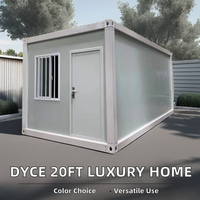 Dyce Petite Maison Conception Résidentielle Préfabriquée Conteneur de Rangement Chambre Salle de Bain Extérieure Structure en Acier Maison Conteneur