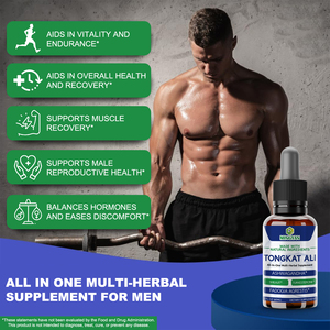 Gouttes de mélange d'herbes Tongkat Ali OEM/ODM pour l'amélioration de la force masculine et le soutien de l'humeur, stimulant la vitalité et l'endurance, gestion de l'énergie - Product Image 3