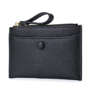 Porte-monnaie ultra-fin en cuir de vache véritable, petit portefeuille pour femme, porte-cartes, porte-monnaie pour femmes - Product Image 5