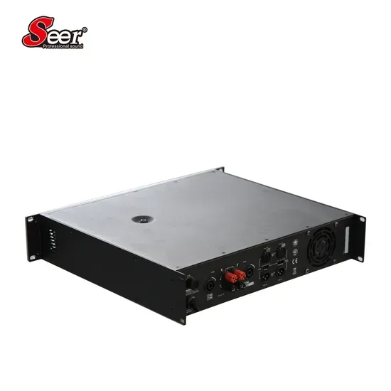 Professional Analog Transistor Audio Amplifier 2.1 Channel 2*1800W 3U OEM Power Amplifier Class H