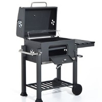 Nouveau barbecue portable multifonctionnel en métal pour l'extérieur, barbecue sans fumée, barbecue de patio, grille à charbon de bois de style américain