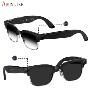 Lunettes Intelligentes W630 Demi-Monture avec Caméra Vidéo 800W HD Anti-Tremblement, Reconnaissance IA, Traduction, Enregistrement Vocal, TP Robustes - Product Image 1