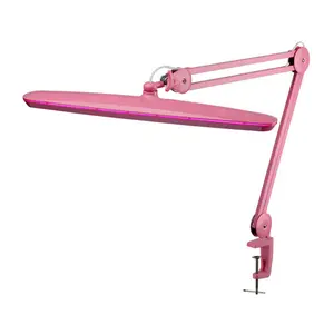 2021 lampe de bureau de beauté la plus chaude de led pour l'extension de cils de salon dimmable, lampe rose de lumière de table de led d'ongle avec la bride