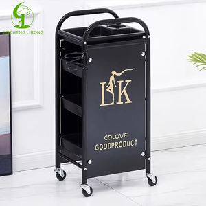 Muebles de salón Jincheng, venta al por mayor y venta al por menor de bajo costo, carrito de varios pisos, diseño de engrosamiento personalizado con secador de pelo - Product Image 4